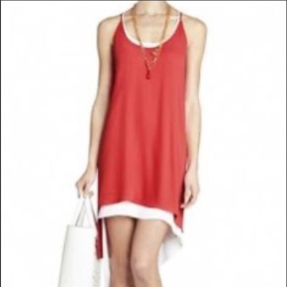 BCBGMaxAzria | XS Gigi Asymmetrical Tank D…